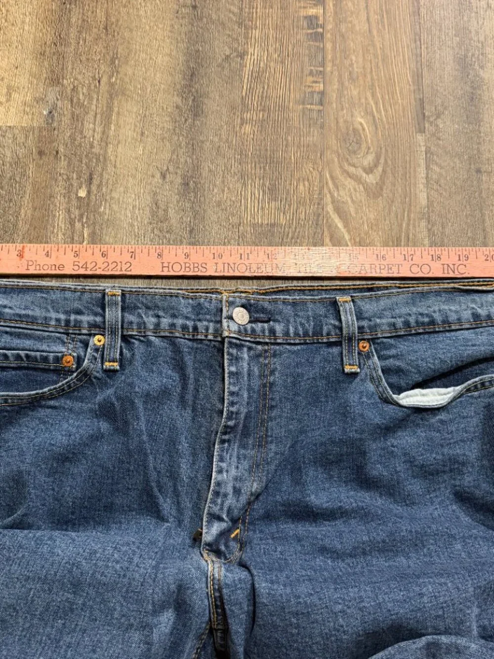 Levi's 541 Athletic Fit Men's Jeans 40x30 Blue Denim